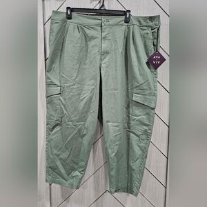 Ava & Viv Women's Olive Cargo Pants